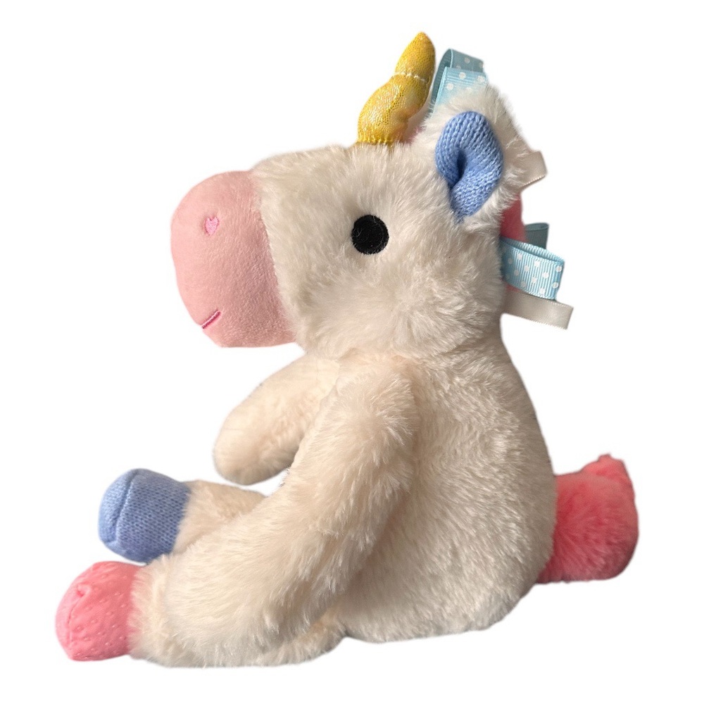 Make Believe Ideas Plush Unicorn Pegasus Crinkle Teether Rattle 13” Stuffed